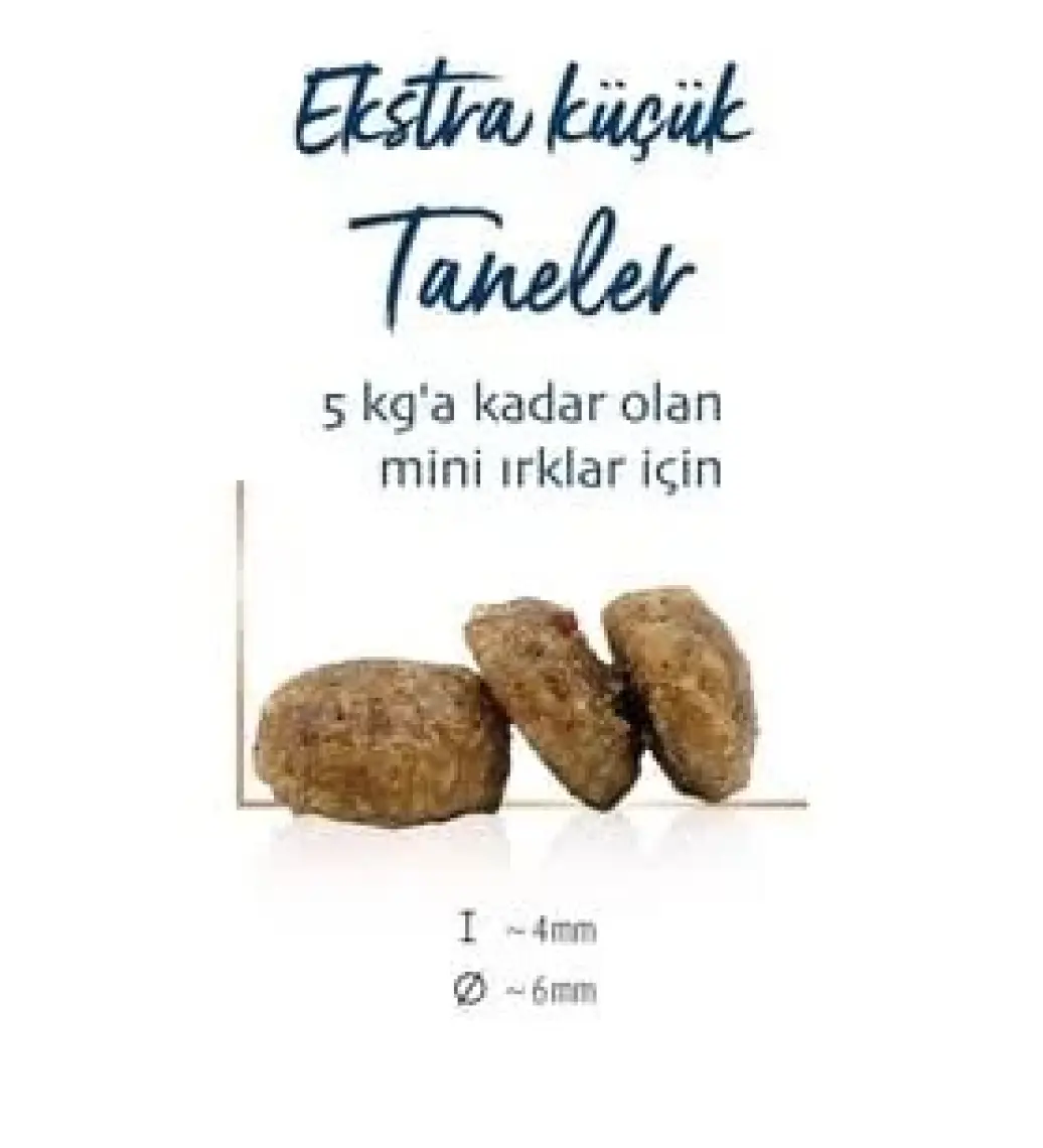 Happy Dog Mini Xsmall Küçük Irk Yetişkin Köpek Maması 1,5 kg Japan Balıklı Sprilunalı