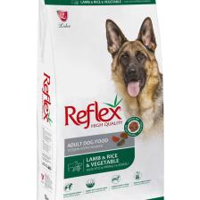 Reflex Adult Dog Kuzu Etli & Pirinçli & Sebzeli Yetişkin Köpek Maması 15 Kg