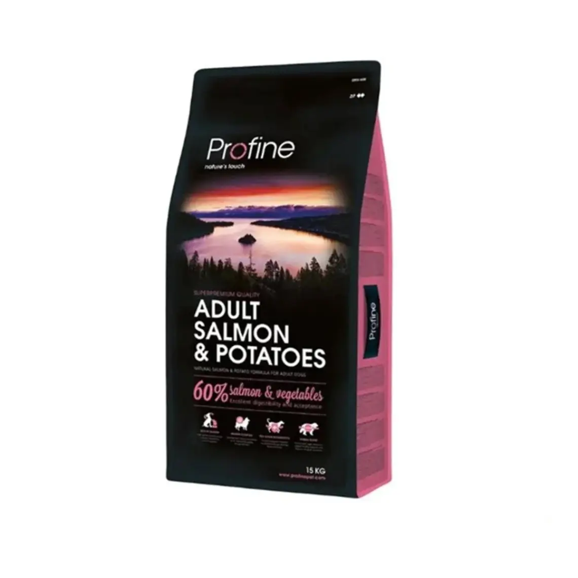 Profine Salmon Az Tahıllı Hipoalerjenik Somon & Patatesli Yetişkin Köpek Maması 15 Kg