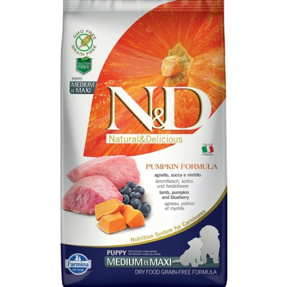 N&D Balkabaklı Kuzu Etli Tahılsız Yavru Köpek Maması 2.5 Kg