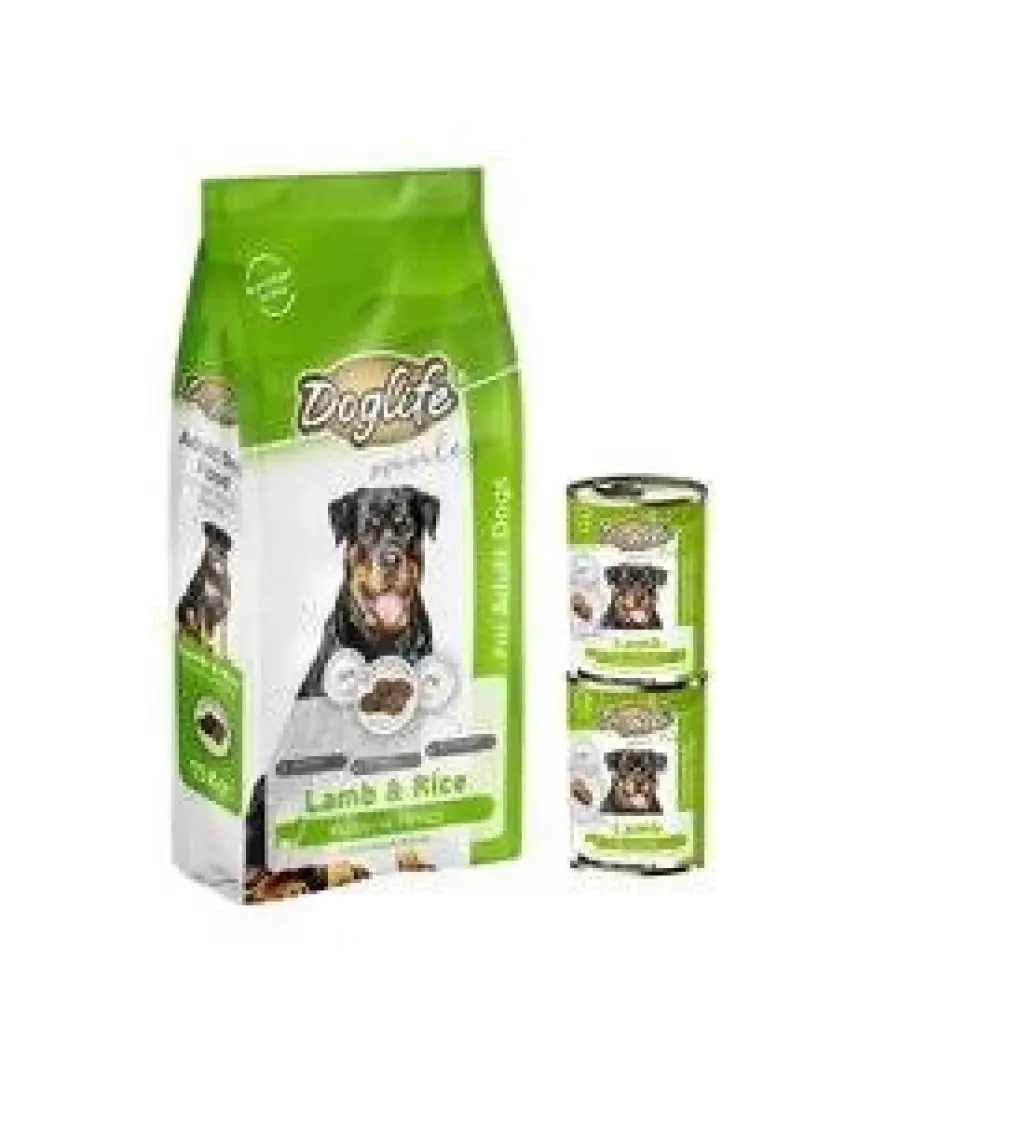 Doglife Kuzu Etli Pirinçli Yetişkin Köpek Maması 15 kg