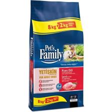 Pets Family Premium Kuzu Etli Yetişkin Köpek Maması 10 kg