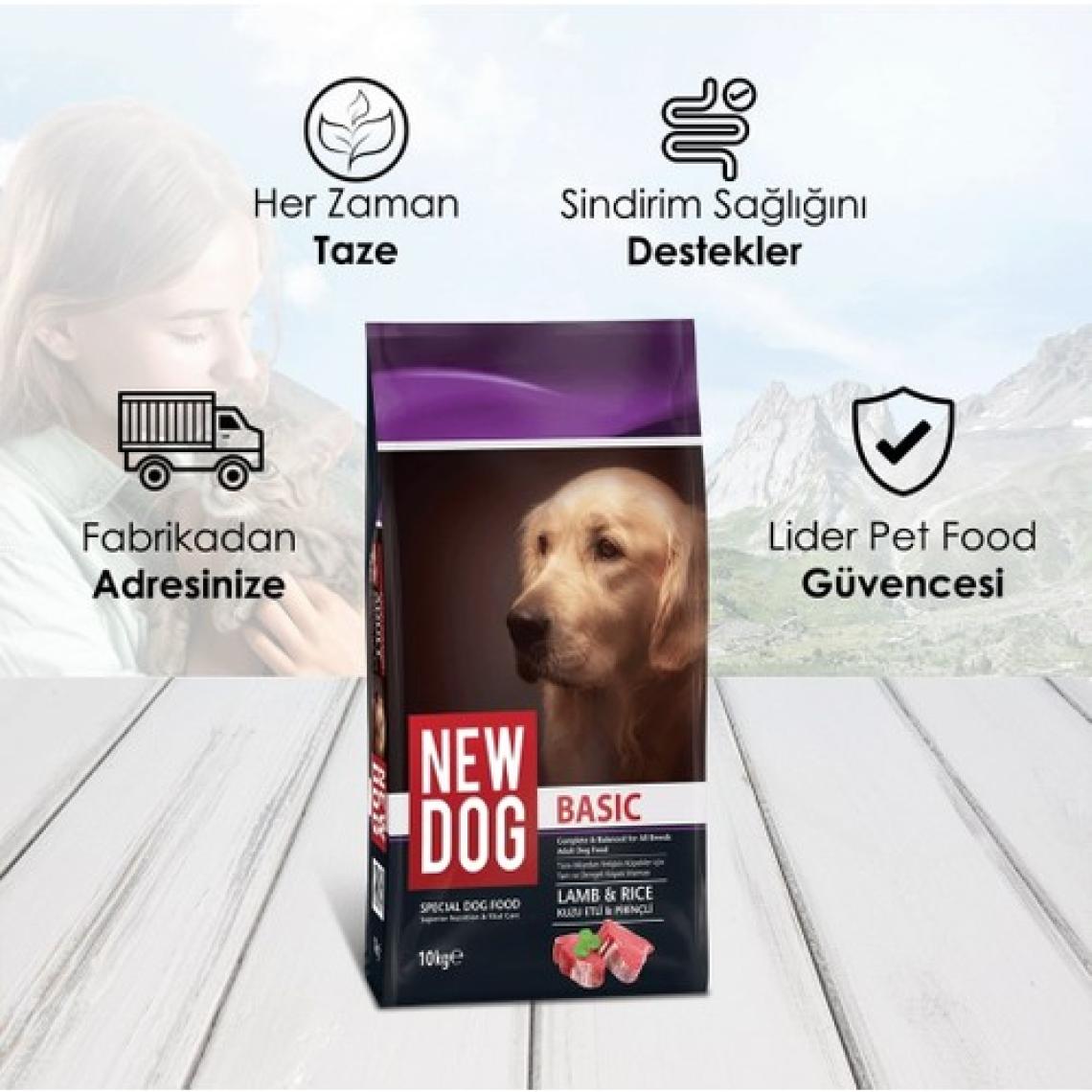 NewDog Kuzu Etli - Pirinçli Yetişkin Köpek Maması 10 KG