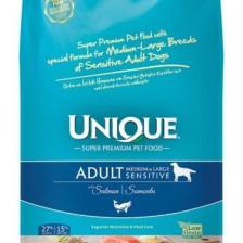 Unique Sensitive Orta ve Iri Irk Yetişkin Köpek Maması Somonlu 15 kg