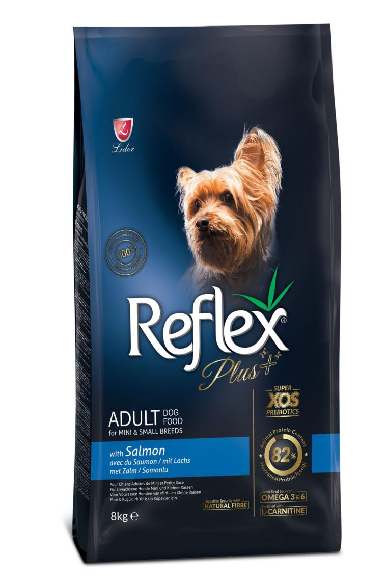 Reflex Plus Somonlu Mini ve Küçük Irk Yetişkin Köpek Maması 8 kg