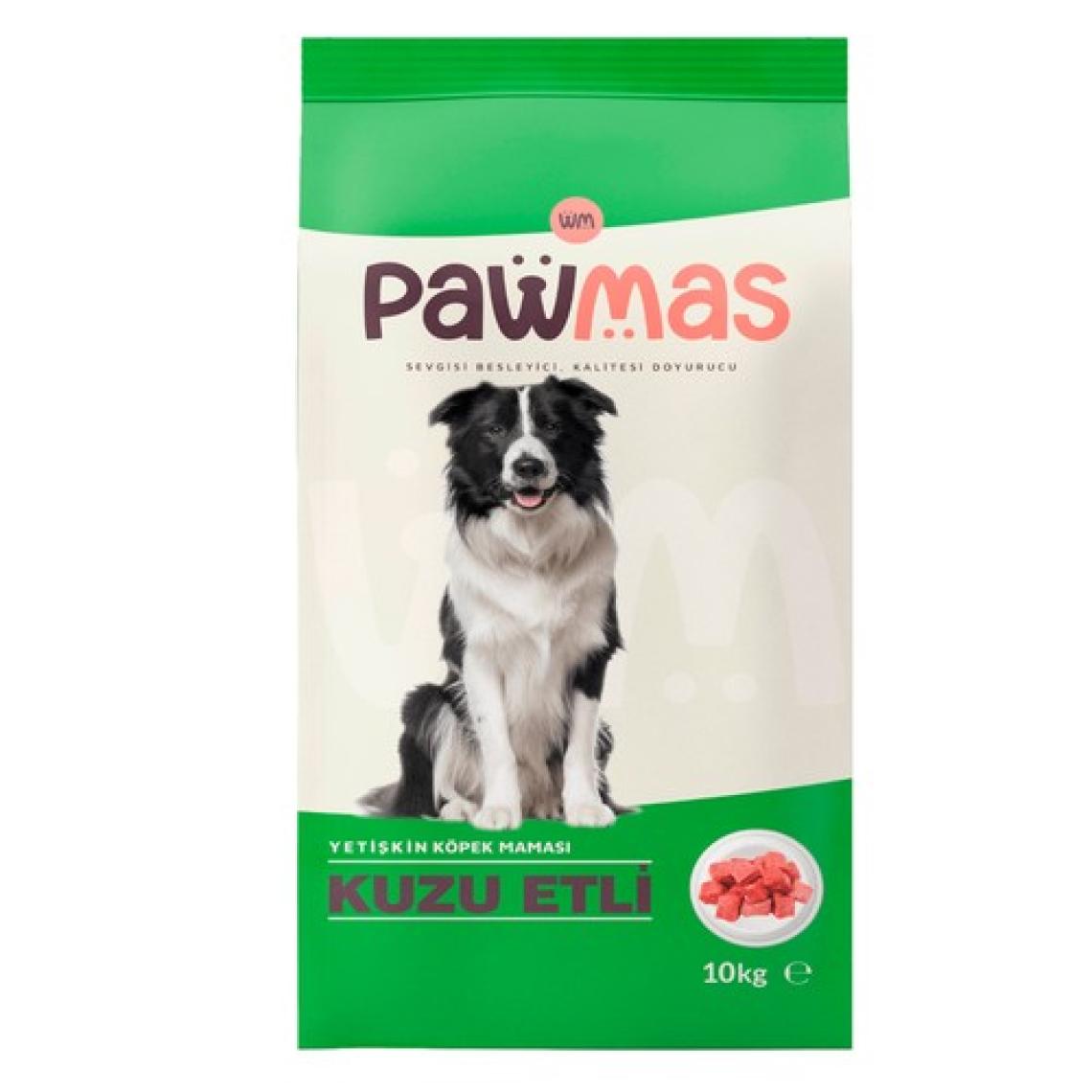 Pawmas Kuzu Etli Yetişkin Köpek Maması 10 kg