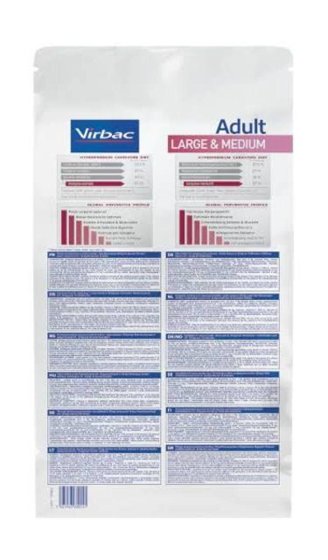 Virbac Adult Dog - Large & Medium 12 kg