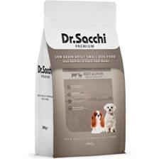 Dr. Sacchi Düşük Tahıllı Sığır&kuzu Küçük Irk Yetişkin Köpek Maması 2 kg