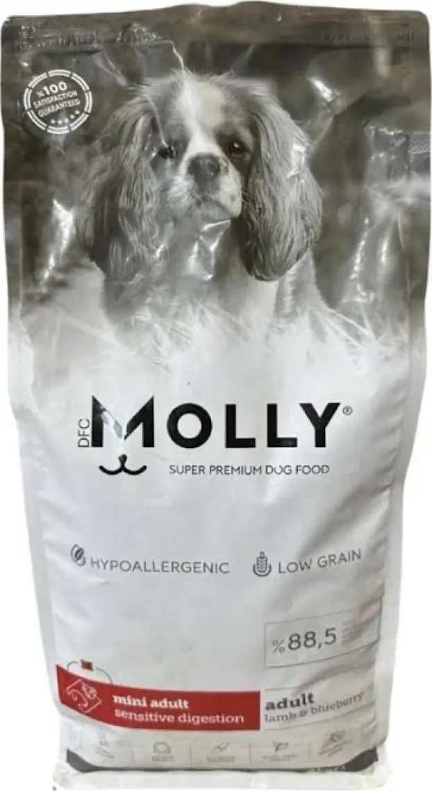 Molly Hypoallergenic Kuzu Etli Mini Irk Yetişkin Köpek Kuru Maması 2 kg