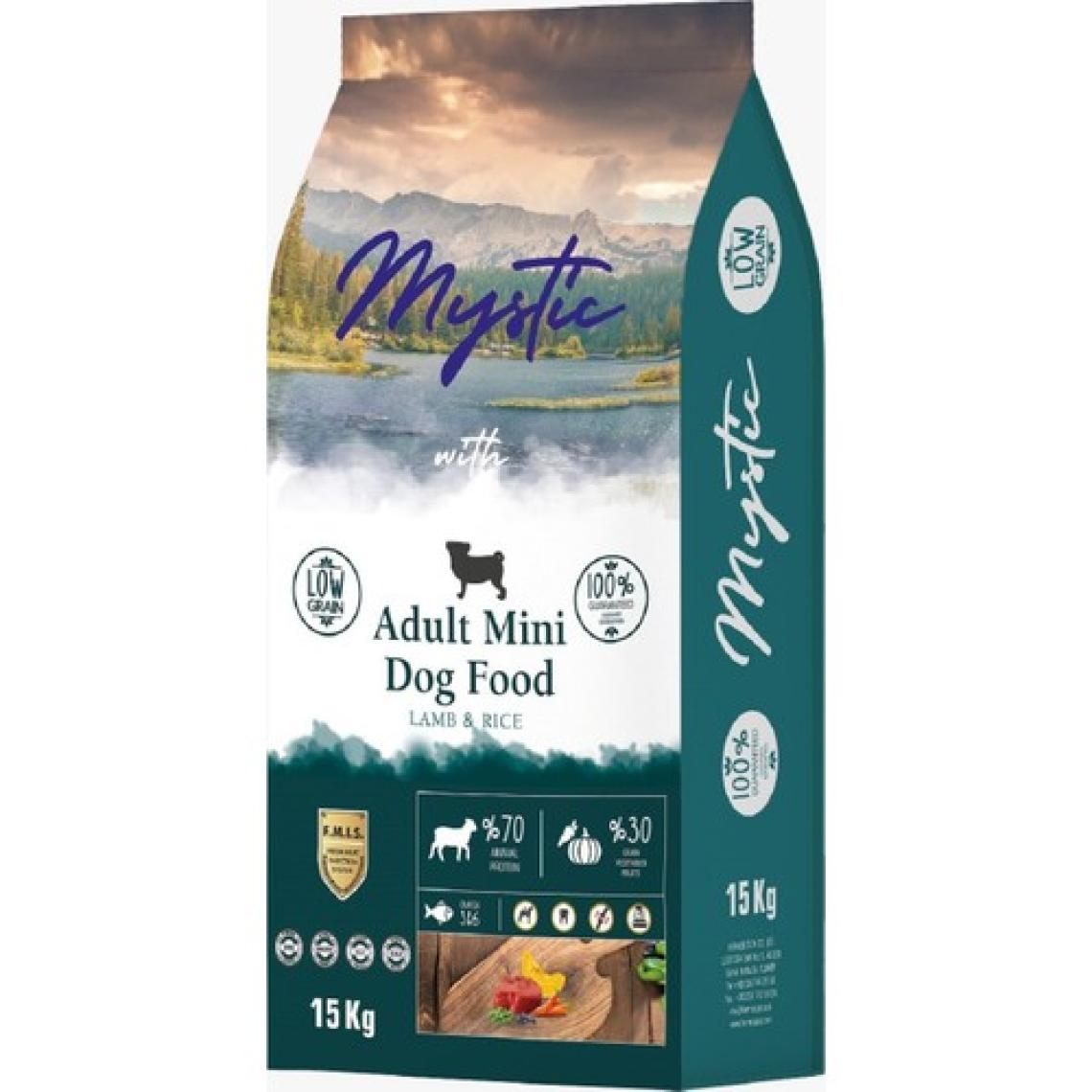 Mystic Az Tahıllı Kuzu Etli 15 kg Küçük Irk Yetişkin Köpek Maması