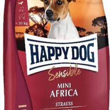 Happy Dog Mini Africa Deve Kuşu Etli ve Patatesli Küçük Irk Yetişkin Köpek Maması 4 kg