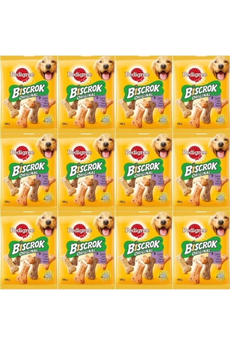 Pedigree Biscrok Multi Mix 200 gr 12'li Köpek Ödül Bisküvisi