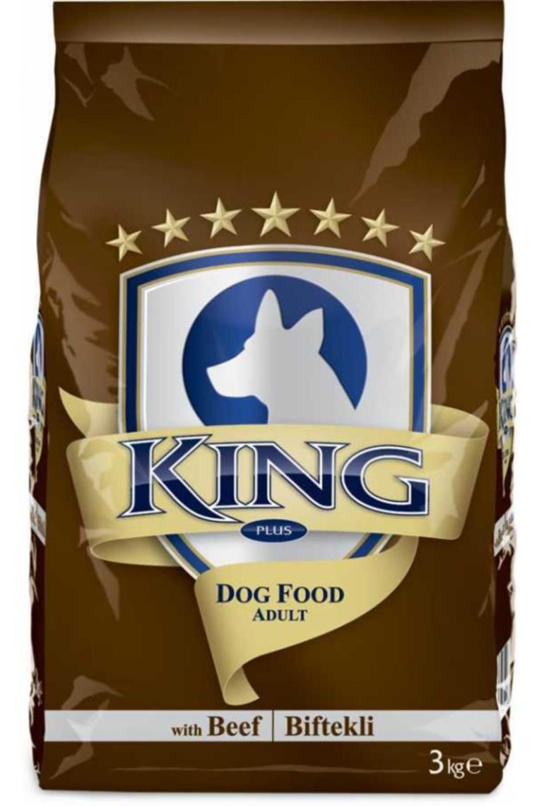 King Biftekli 3 kg Yetişkin Köpek Maması