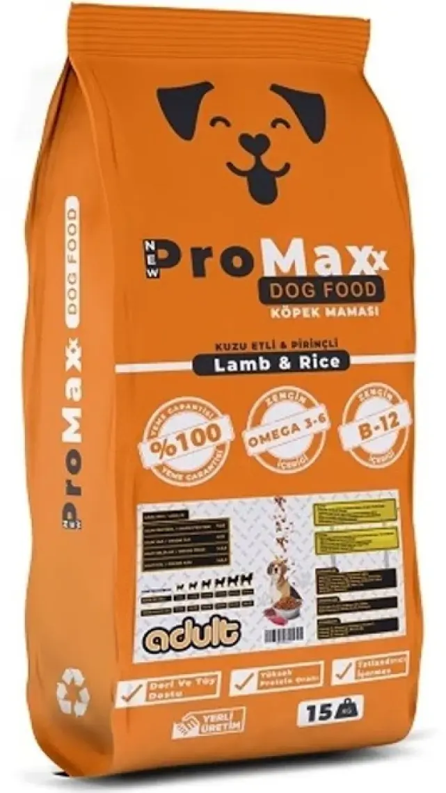 Promax Kuzu Etli Köpek Maması 15 Kg.