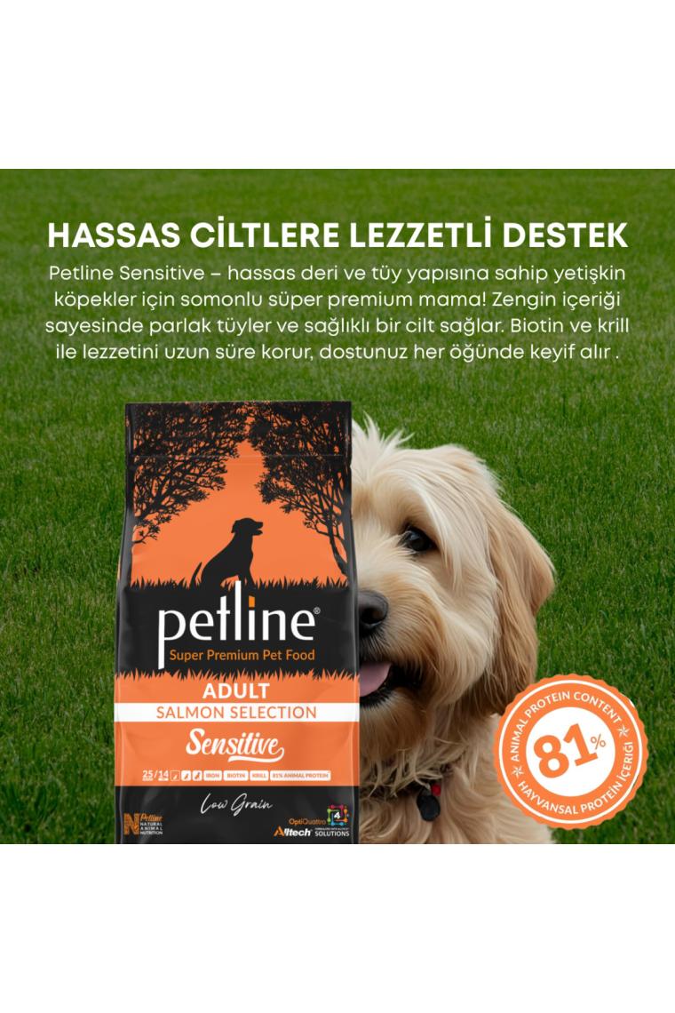 Petline Sensitive Somonlu Yetişkin Köpek Maması 12 kg