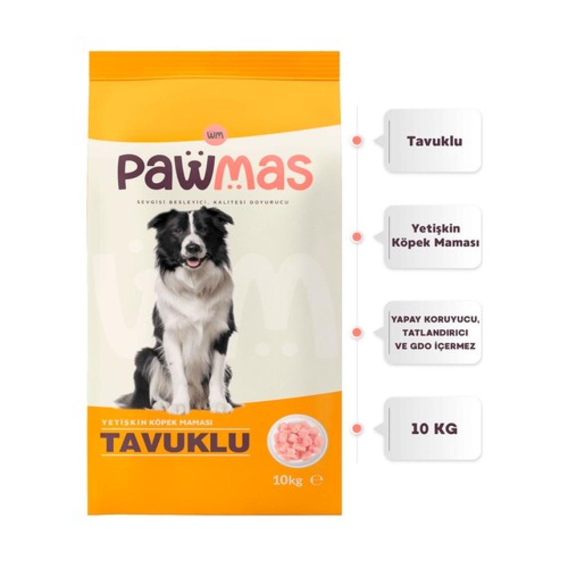 Pawmas Tavuklu 10 kg Yetişkin Köpek Maması