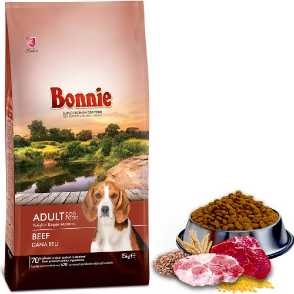 Bonnie Sığır Etli Yetişkin Köpek Maması 15 Kg