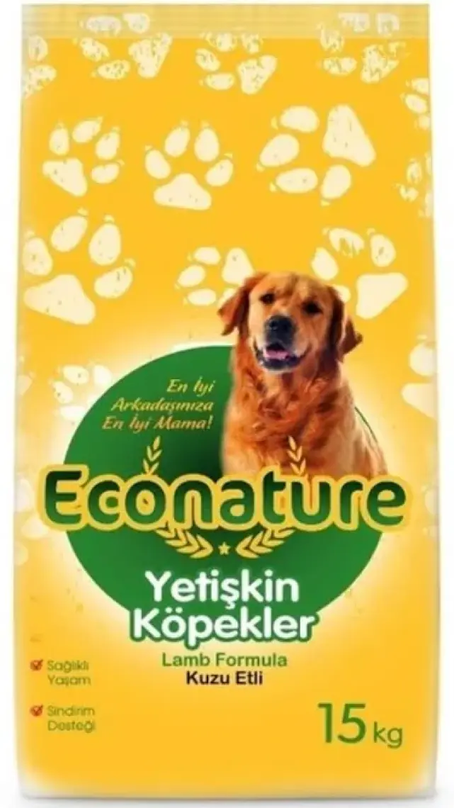 Econature Kuzu Etli Yetişkin Köpek Maması - 15 kg