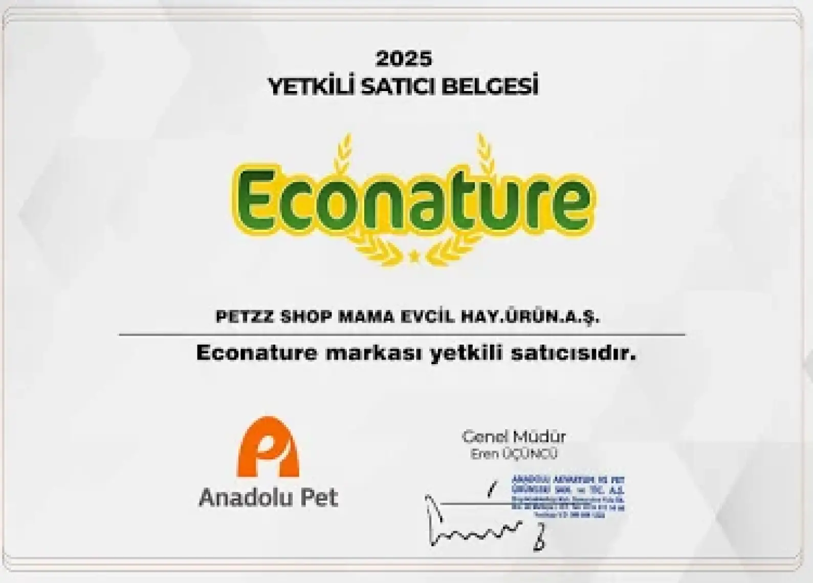 Econature Kuzu Etli Yetişkin Köpek Maması - 15 kg
