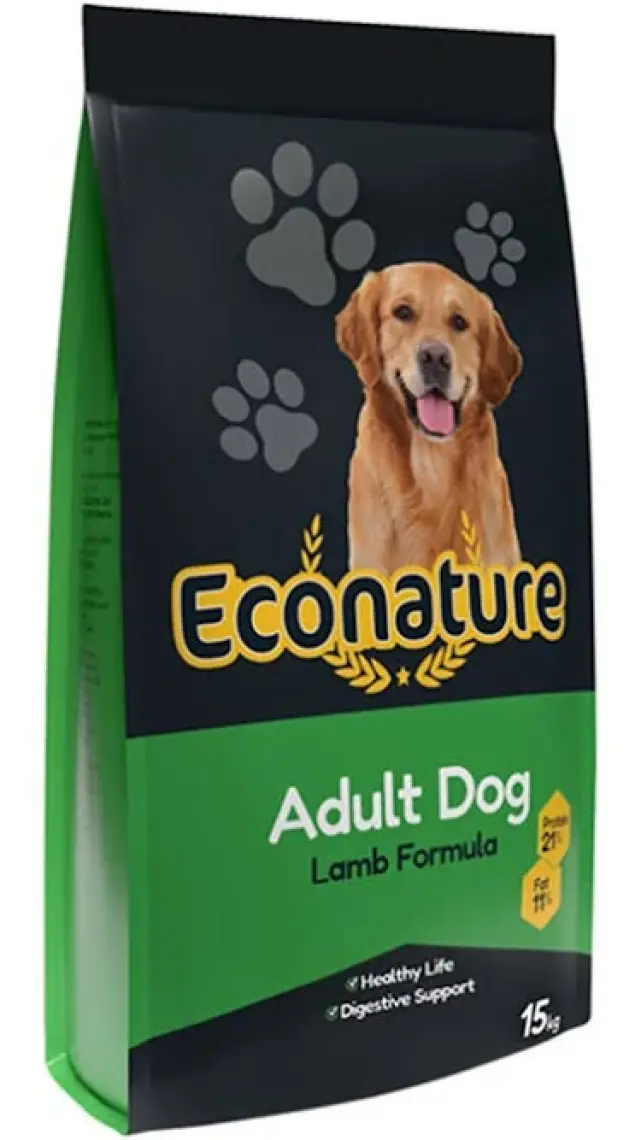 Econature Kuzu Etli Yetişkin Köpek Maması - 15 kg