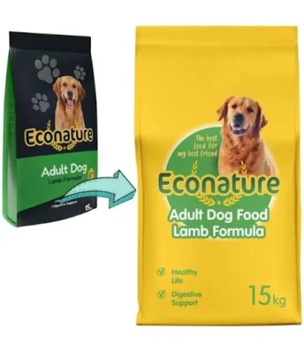 Econature Kuzu Etli Yetişkin Köpek Maması - 15 kg