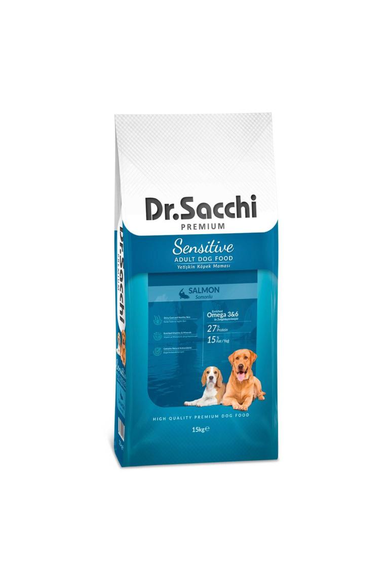 Dr. Sacchi Premium Sensitive Salmon 15 kg Yetişkin Kuru Köpek Maması