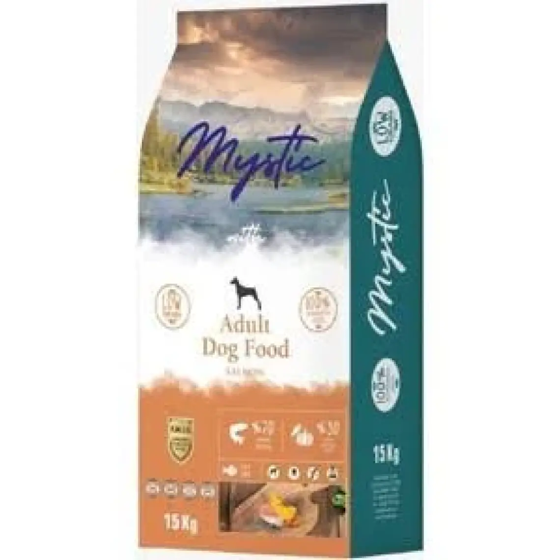 Mystic Az Tahıllı Yetişkin Köpek Maması Somon 15kg