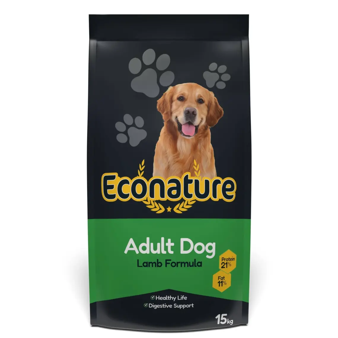 Econature Plus Kuzu Etli Yetişkin Köpek Maması 15 kg