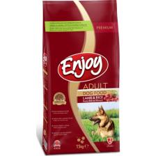 Enjoy Kuzu Etli ve Pirinçli 15 kg Yetişkin Köpek Maması