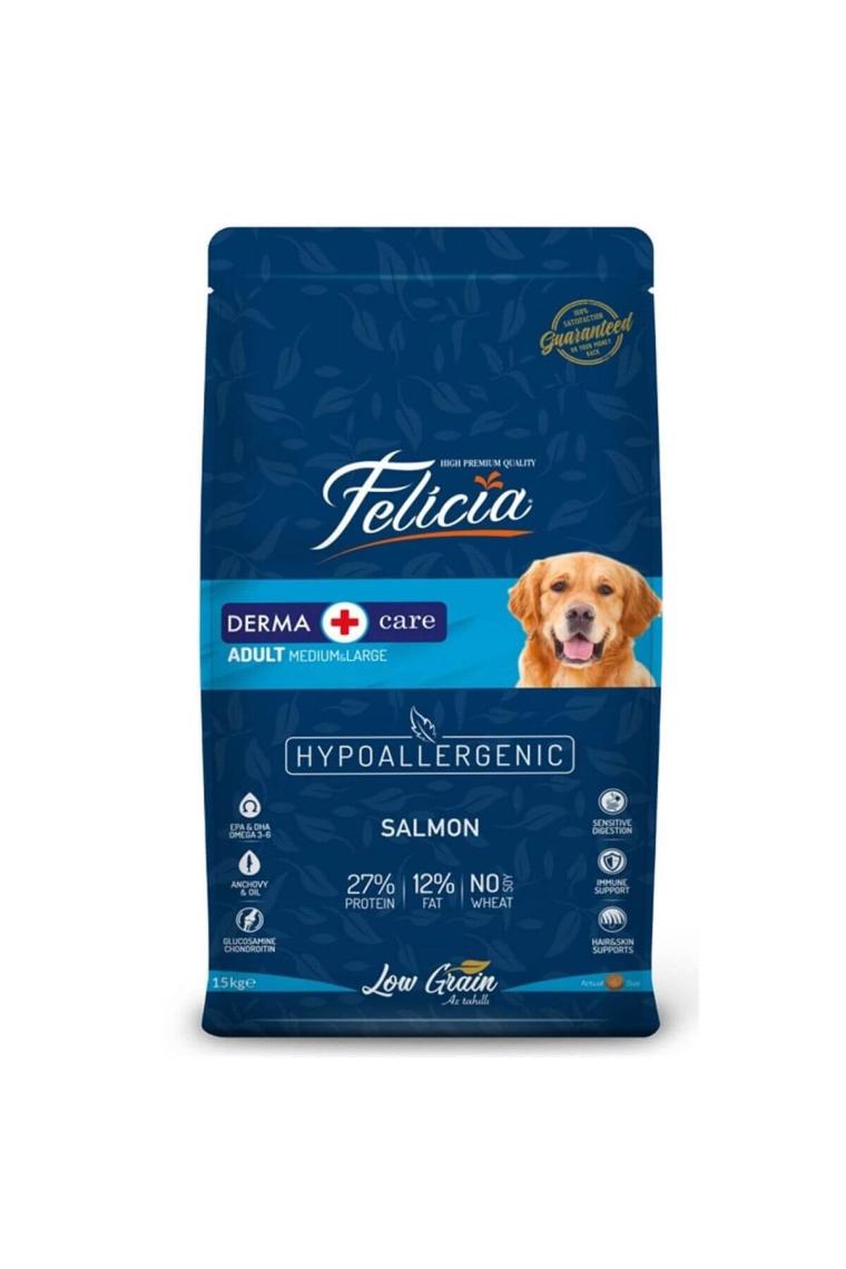Felicia Medium & Large Somonlu 15 kg Orta ve Büyük Irk Yetişkin Köpek Maması