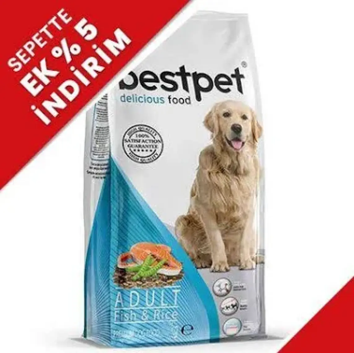 Bestpet Fish Balık Etli Yetişkin Köpek Maması 15 kg