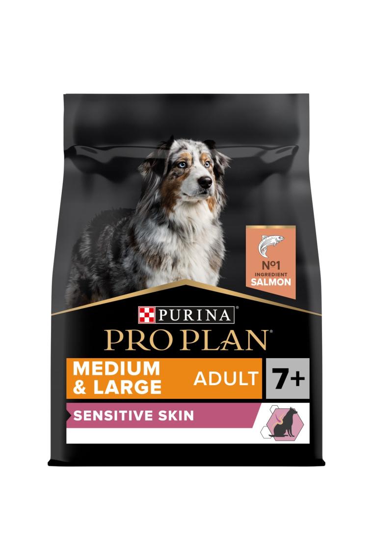 Pro Plan Sensitive Skin +7 Medium & Large Somonlu 14 kg Yaşlı Köpek Maması