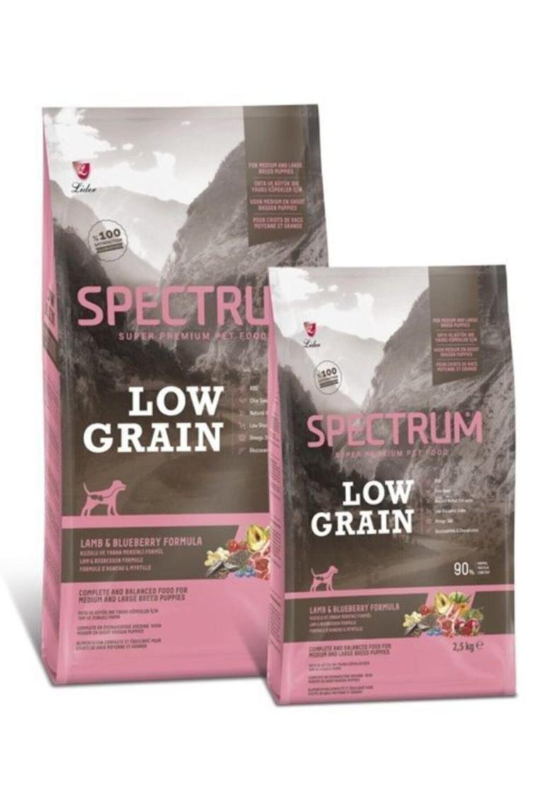 Spectrum Low Grain Kuzu Etli ve Yaban Mersinli 12 kg Orta ve Büyük Irk Yavru Köpek Maması