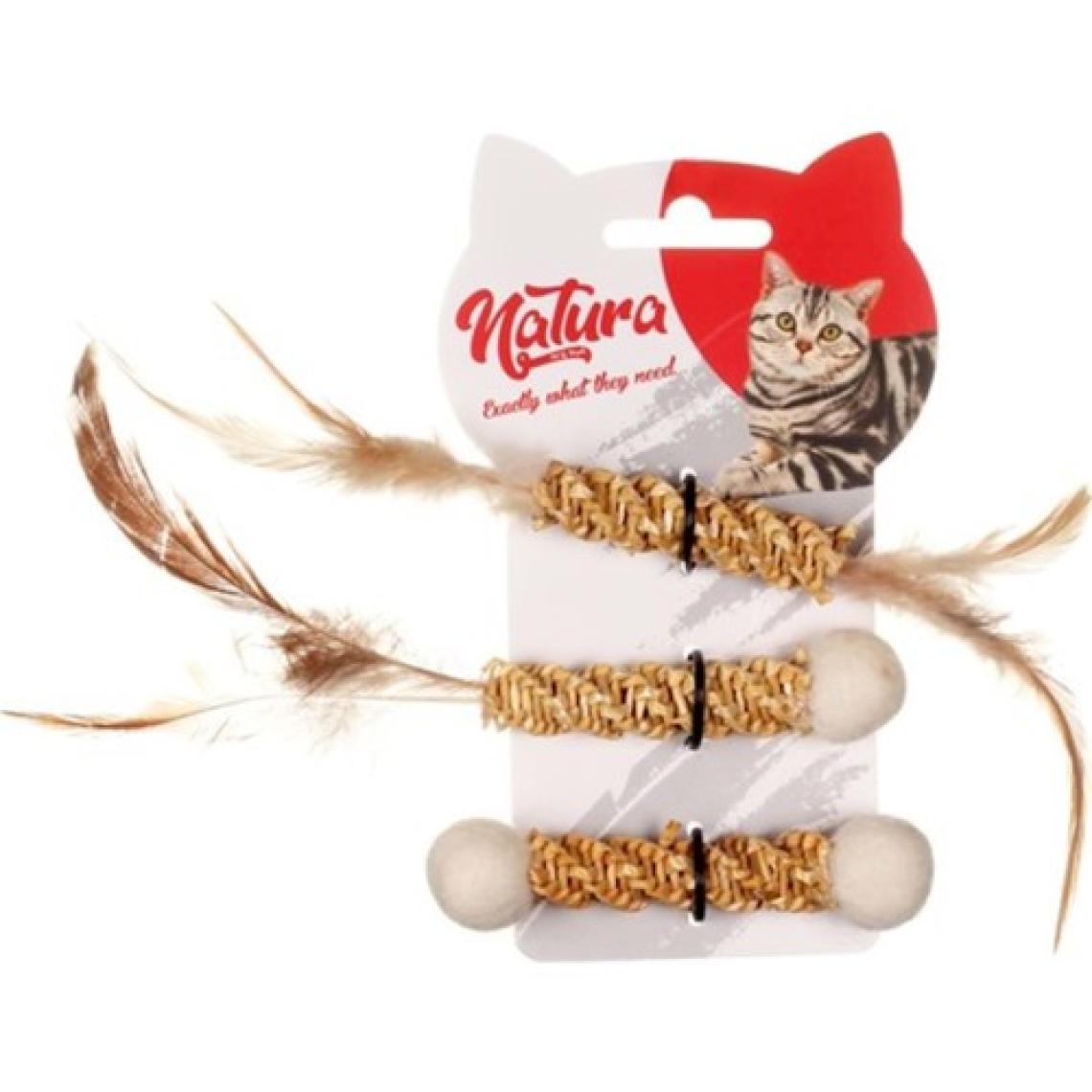 Natura Tüylü İnce Kedi Diş Kaşıma Üçlü