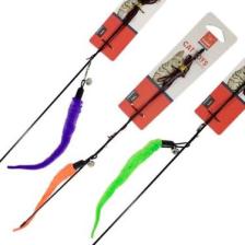 Nunbell Neon Tırtıllı Ve Zilli Kedi Oltası 40 Cm