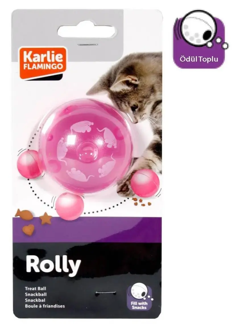 Karlie Kedi Oyuncaği Ödül Topu 5,5Cm