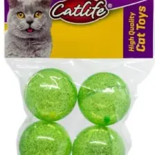 Catlife  Zilli Kedi Oyuncağı 4'lü Paket Top Yeşil