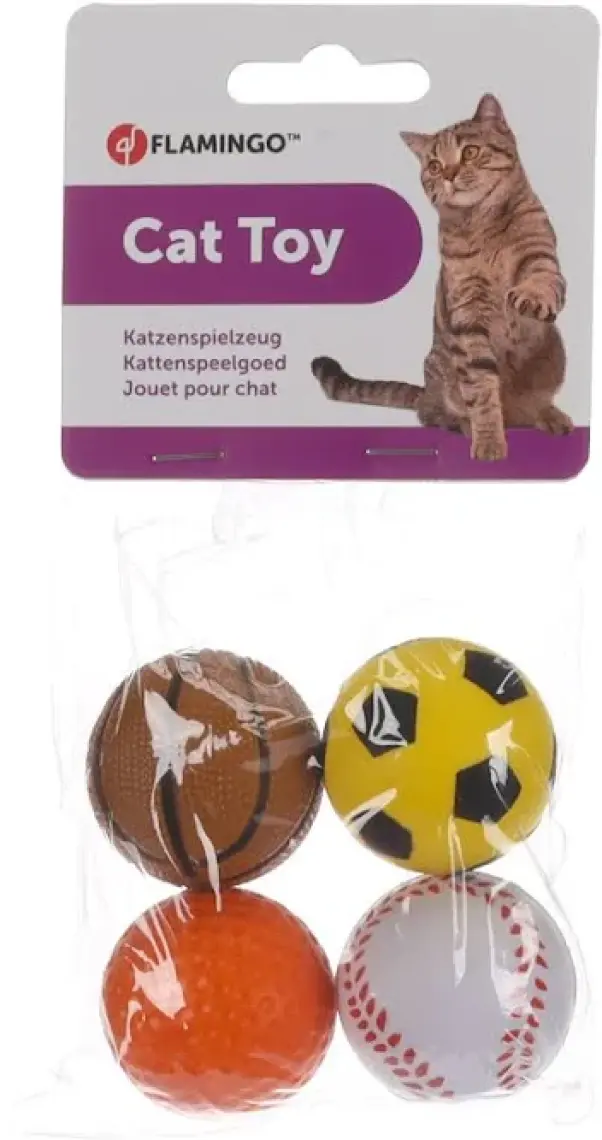 Karlie Sünger Top Oyuncak 4 cm 4Lü