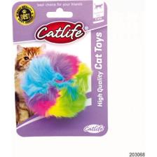 Catlife  Kediler Için Tüylü Gökküşağı Oyuncak