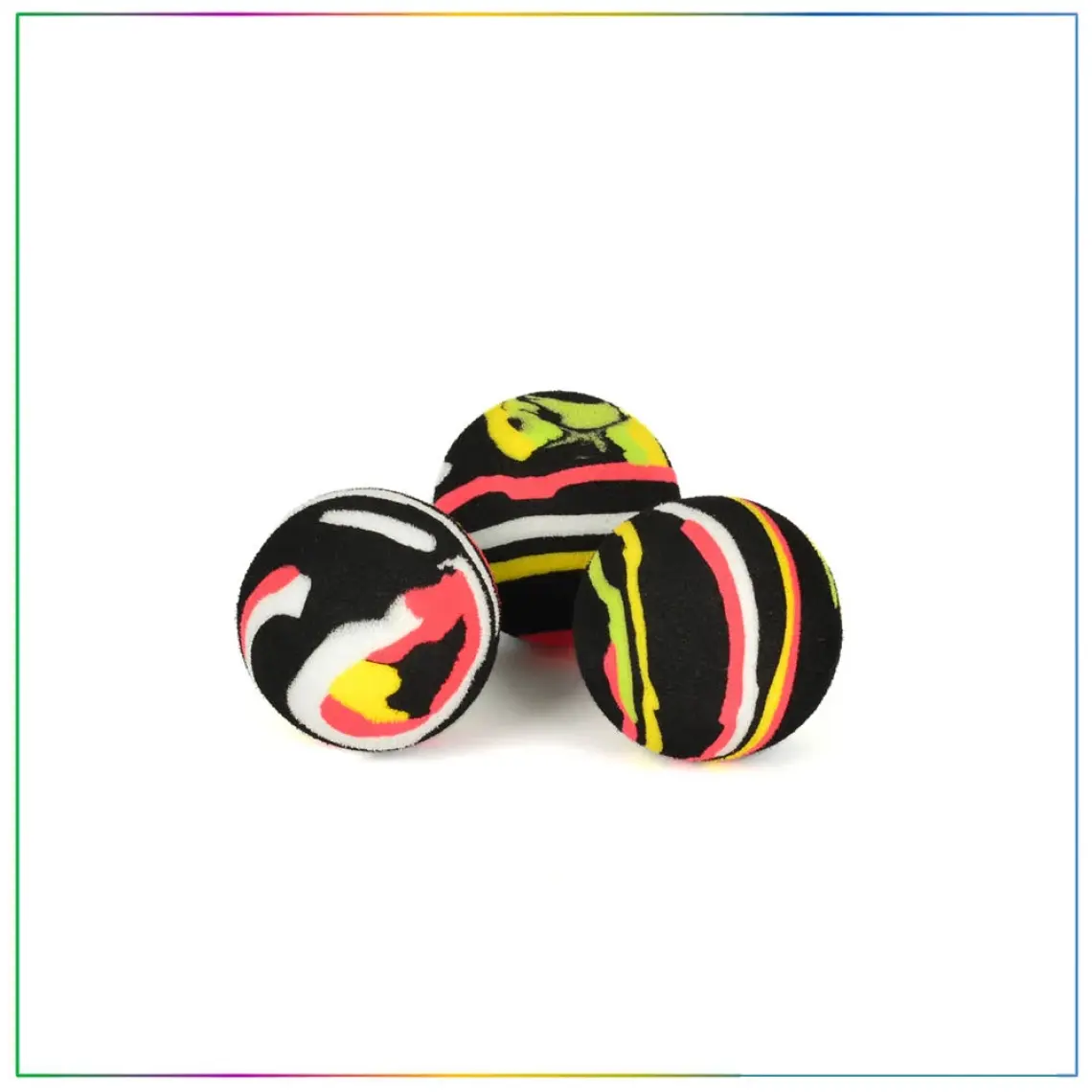 Best Pet Toys Kedi Oyun Topu Yumuşak Üçlü 13 cm