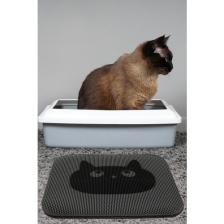 Chilai Home Simple Kedi Kumu Paspası Gri Elekli Tuvalet Önü Paspası 45x60