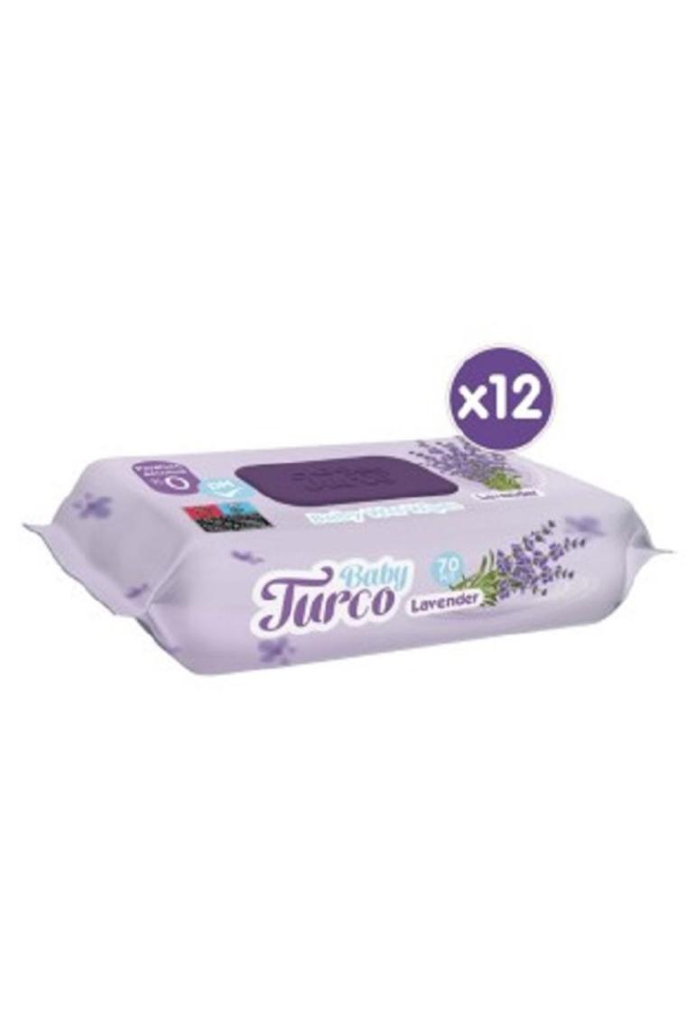 Lavanta Kokulu Islak Bebek Havlusu 12x70 Adet