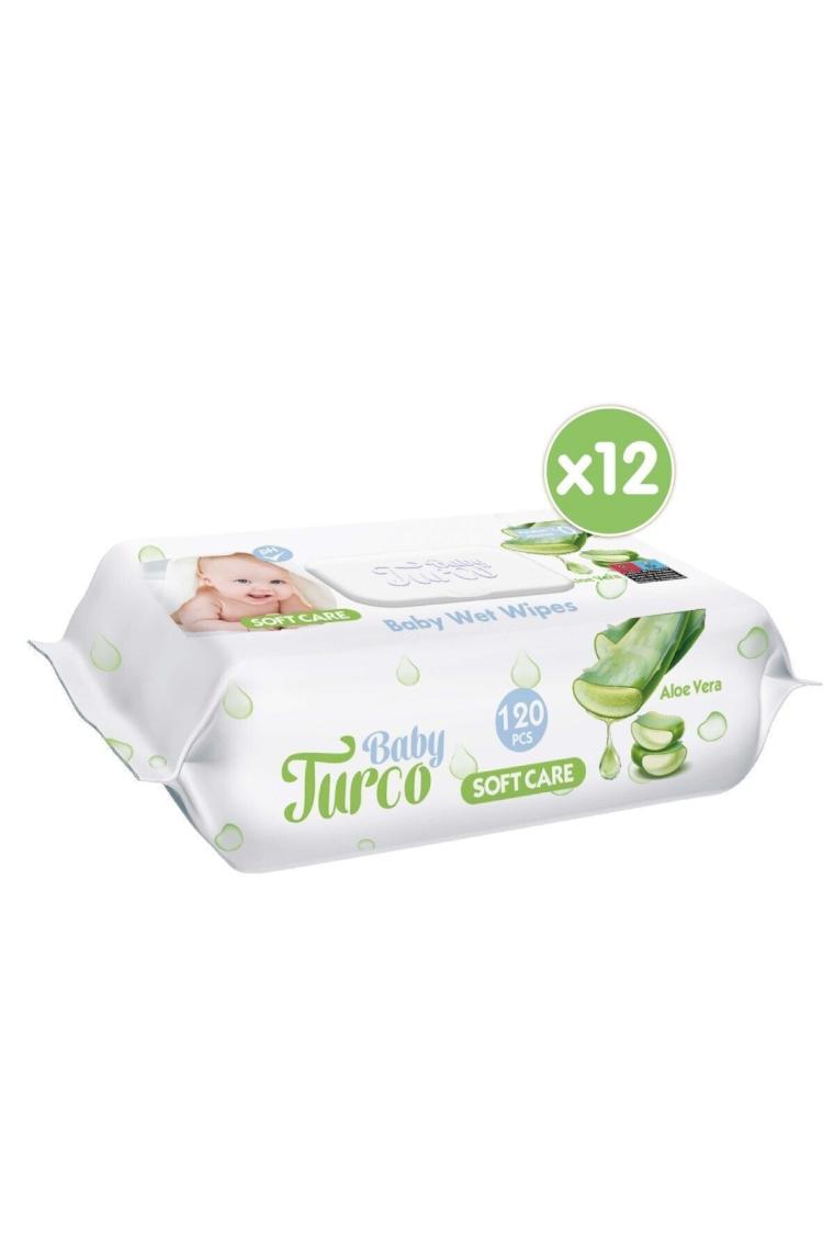 Softcare Aloe Vera Islak Bebek Havlusu 12x120 Adet