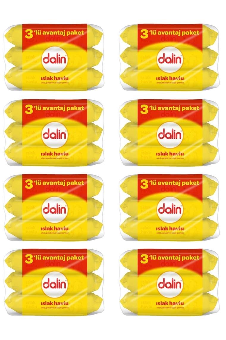Dalin 56 Yaprak 24'lü Paket Islak Mendil