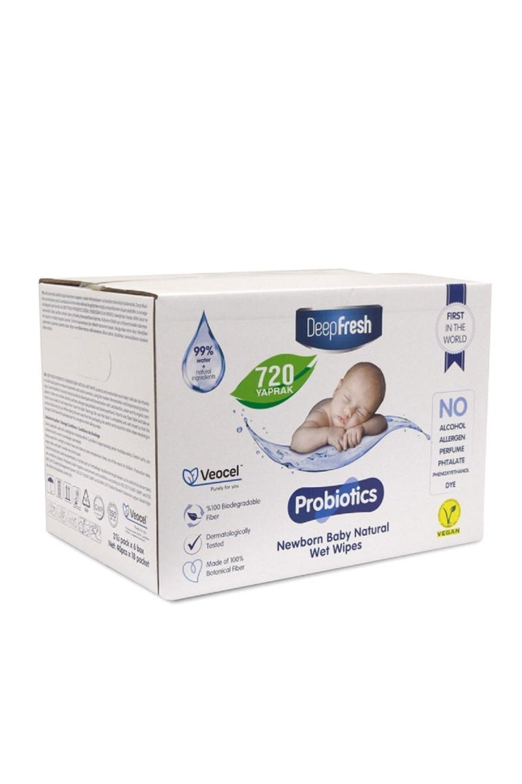Probiyotik Doğal Yenidoğan Islak Mendil 18 x 40 Yaprak