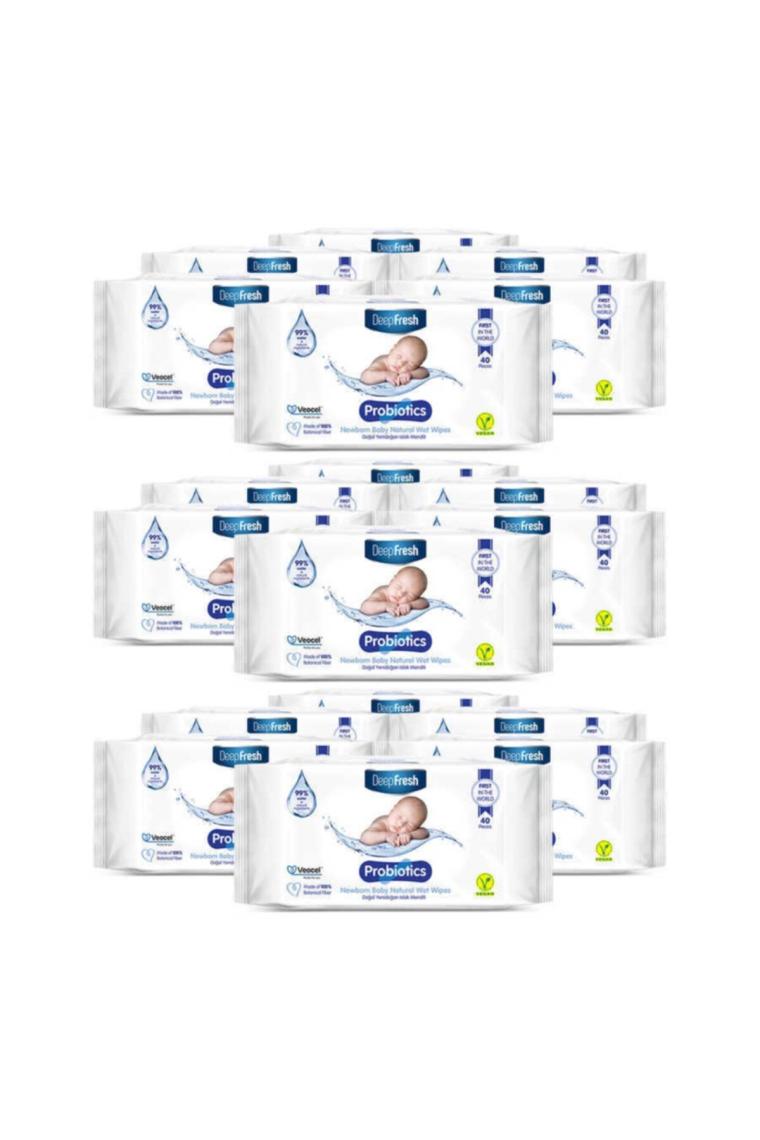 Probiyotik Doğal Yenidoğan Islak Mendil 18 x 40 Yaprak