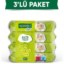 Komili Soft 70 Yaprak 12'li Paket Islak Mendil