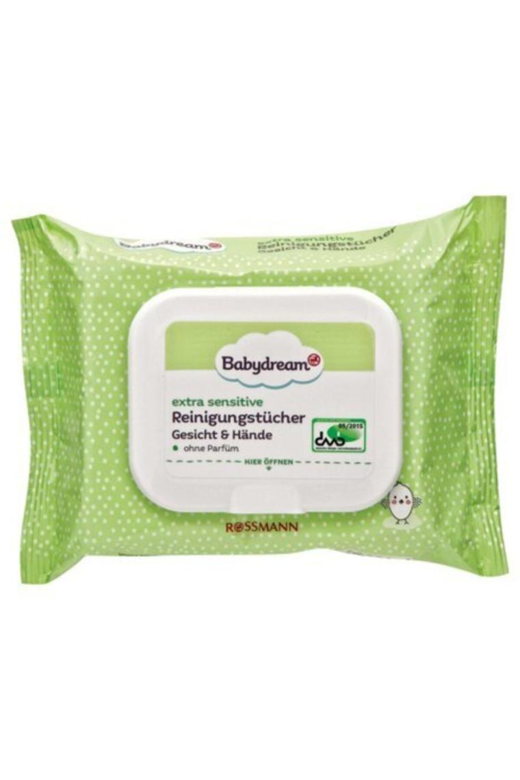 Çok Hassas Cilt Yüz ve Ellere Özel Aloe Veralı 25'li Bebek Islak Mendil