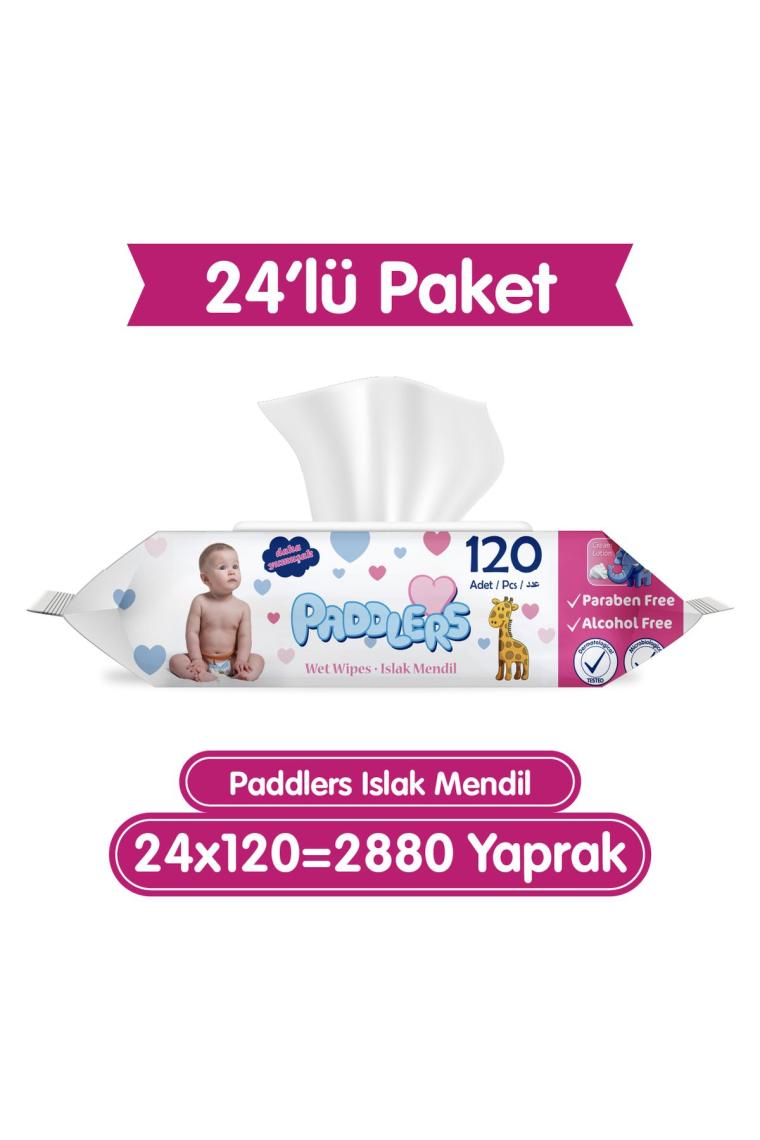 Islak Mendil 24x120 li Koli (2880 Yaprak)