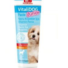 Bio Pet Active Vitalidog Junior L-karnitin Ve Biotin Yavru Köpek Macunu 100ml